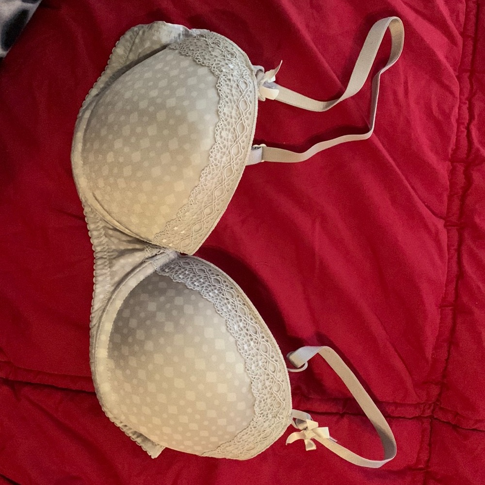Bra, size 34A, gray color